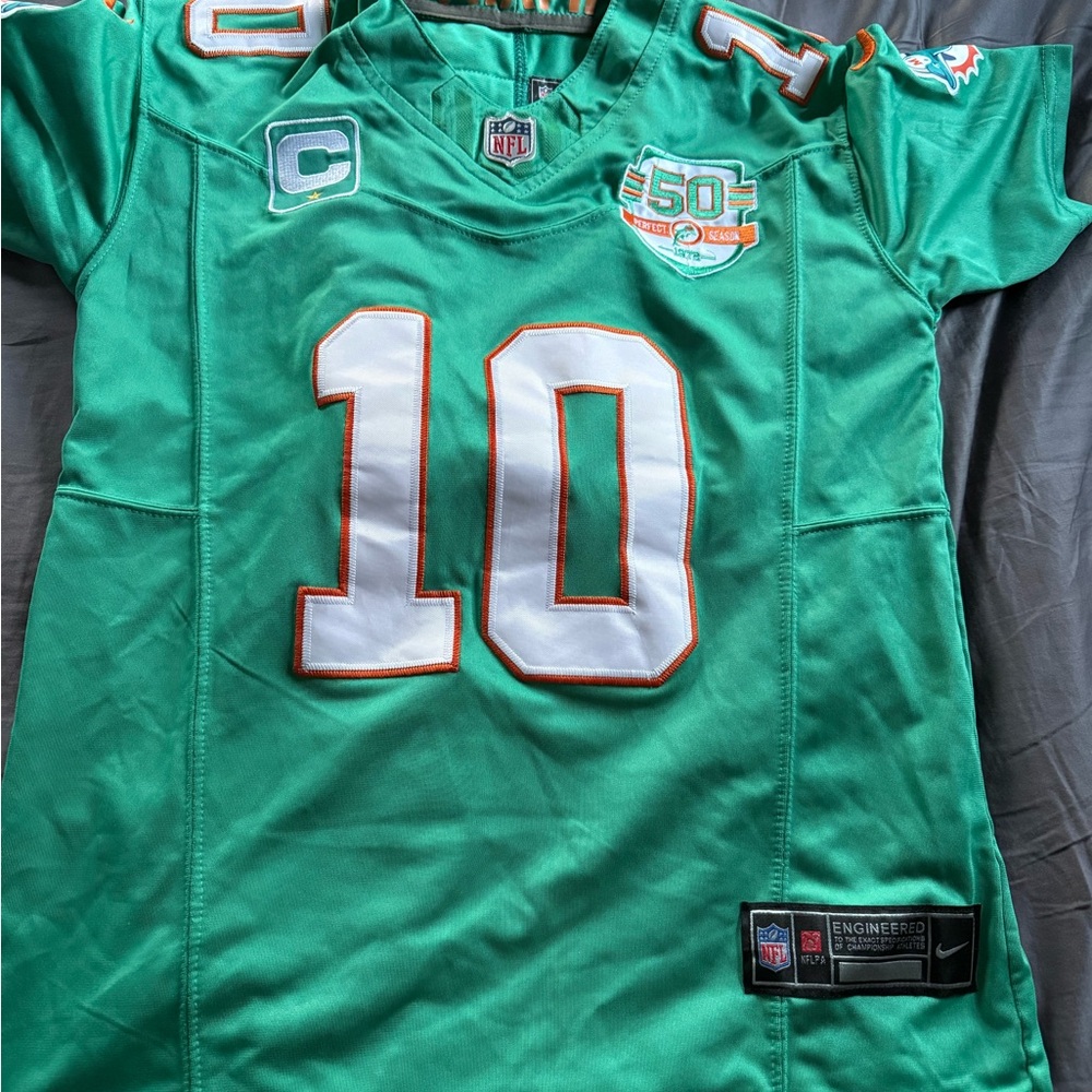 Nike Teal Green NFL Tyreek Hill youth jersey size medium